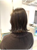 切りっぱなしボブ