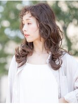 ヘアーズ 加古川平野店(hairs) ショコラアッシュ×大人クールロング