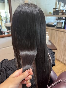 チアー ヘアリラクゼーション(cheer HAIRRELAXATION) 髪質改善トリートメント+黒髪ロング