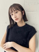 シーク 天神(SEEK)&nbsp;グレージュ/ブリーチ無しカラー/ダブルカラー/ボブ/緒方 芽久