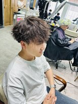 フォンド 津田沼(fond.)&nbsp;カルマパーマ/ベリーショート/ダークアッシュ/ニュアンスパーマ