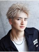 刈り上げ(ツーブロック)リバースアップバング