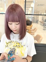 ラ ブーケ 中川中島店(La Bouquet) ブリーチカラー×艶ピンクカラー