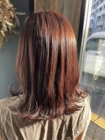 ユニコヘア(unico hair) レッド×ミディアム