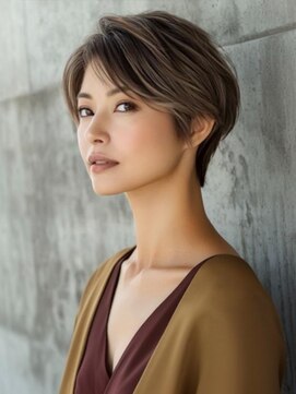 アルトリスト(Altruist Aging×HAIR&SPA) ◎オリーブグレーココアベージュ小顔クラゲヘアー/黒髪/髪質改善