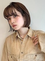 耳かけボブ　マッシュボブ　ワイドバング　ナチュラルボブ