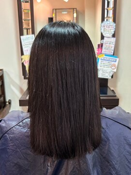ヘアケアサロン シェーン(hair care salon Schon) 「ビフォーアフターあり」髪質改善/丸みセミロング【148】