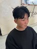 【鈴木指名限定】似合わせメンズカット+ニュアンスパーマ+Tr ￥11000