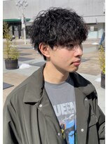 マグサロンギャラリー(Mag salon gallery) 20代30代メンズツイストパーマ束感トラッドオシャレ感ショート