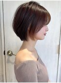 みねスタイル♪ 前下がり ひし形 ショートボブ 30代 40代 50代