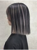 イメチェンヘアスタイルホワイトブロンド外ハネボブ美髪のススメ