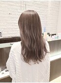 イルミナカラー/アッシュブラウン/透明感カラー/ブリーチなし