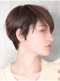 ショート・ボブ/白髪ぼかし/ハイライト/絶壁解消/30代/40代/50代