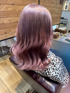 エンライズハナレ(en rise hanare) ロング/ハイトーン/ベージュ/ブラウンベージュ/セミロング