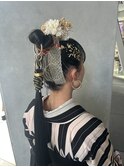 高めポニーテールアレンジ