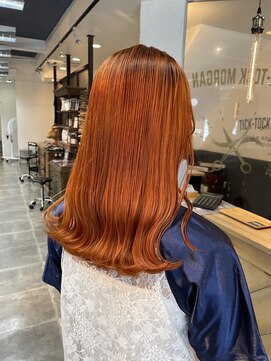 チックタック モーガン エアライン(TICK-TOCK MORGAN airline) オレンジカラー