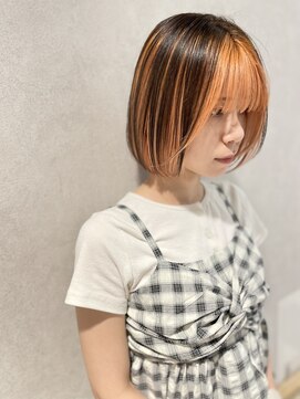 ロスコ(ROTHKO) 【アンブレラカラー&オレンジボブ】