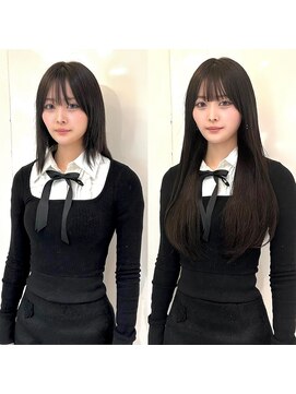 リゼル シブヤ(RISEL SHIBUYA) ストレートでも馴染むシールエクステ！