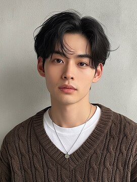 フォト 新宿(foto) men's/メンズカット/刈り上げセンターパート/ニュアンスパーマ