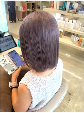 ケンジ 平塚ラスカ店(KENJE) 透明感カラー/グレージュ/ケアブリーチ/平塚/湘南