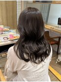 ブリーチなし／オリーブグレージュ／グレージュ
