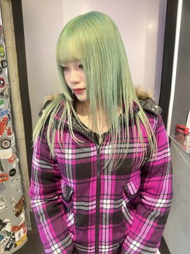 シリー(Silly) ブリーチ2～3回【ライムグリーン】