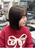 ぱっつんボブ