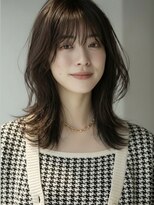 ライクバイコトナ 越谷(RIKE by kotona)&nbsp;セミロング30代40代ストレートレイヤー前髪なし前髪あり越谷