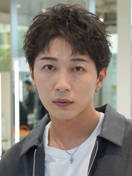 フィフス 栄(fifth) 名古屋栄スパイキーショートメンズアップバングスパイラルパーマ