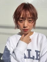 ブラウヘアアンドケア(care)&nbsp;暖色系のミニボブ