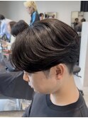 ニュアンスパーマストレートパーマセンターパート