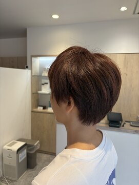 アズールサン 草加西口店(azule-sun) ショート,ハイライトカラー,白髪ぼかし,ピンクベージュ【草加】