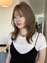ローレンアオ(LOREN AO)&nbsp;ダークパープル/ナチュラルショート/ミルクブラウン/夏/矢場町