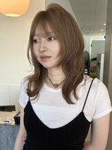 ローレンアオ(LOREN AO)&nbsp;ダークパープル/ナチュラルショート/ミルクブラウン/夏/矢場町