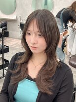 ジーニー 千葉(GENiE)&nbsp;ミントベージュ/ハッシュカット/韓国レイヤー【高野優真】