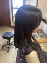 ヘアデザイン ナチュール(Hair Design natur)&nbsp;セミロング×グレージュ