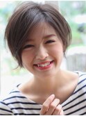 【Violet】ナチュラル可愛いショート×ネイビーアッシュブラウン