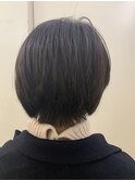 ショートレイヤースタイル☆乾かしただけでまとまるスタイル☆