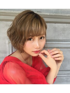 サロンドミルク 溝の口店(salon de MiLK) お洒落ハイトーンショート♪