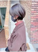艶髪大人可愛い　襟足軽めの小顔丸みショートボブ【近藤】横浜