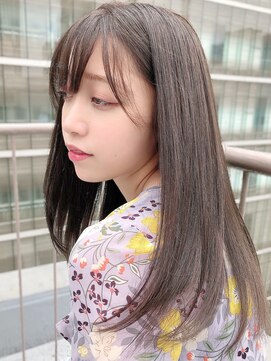 カミノア 銀座店(CAMINOIA) ニュアンスカラーの髪質改善縮毛矯正