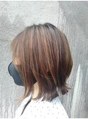 前下がりひし形ボブ