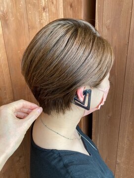 リミックス 飯塚店(Remix) ハンサムショート×ハイトーンカラー◎20代30代40代50代