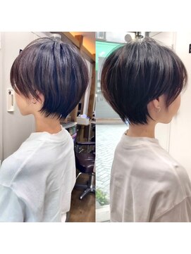 ビュー トウキョウ(VIEW TOKYO) 渋谷　20代30代40代大人可愛いひし形ショートボブ