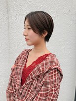 シー(see)&nbsp;センターパートで大人ビューティー！ハンサムショート！