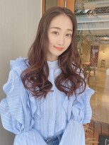 ルービック 枚方(Rubik's)&nbsp;くびれカール×サイドバング　ラフウェーブ　ショコラベージュ