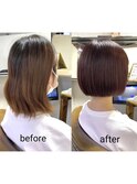 艶感こなれ見え！スッキリまとまるミニボブ【カミケン方木田店】