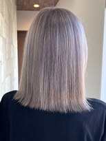 ミルヘアデザイン(mil hair design) ミルクティーベージュダブルカラーインナーカラーケアブリーチ