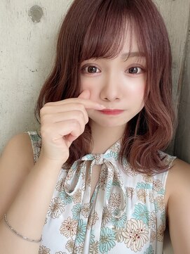 プアメリア 名古屋(Puamelia) トリートメント ブリーチなしダブルカラー 前髪縮毛矯正