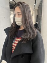 アルテ(ARTE) 【ARTE表参道/青山】顔まわりレイヤーセミロング×透明感カラー